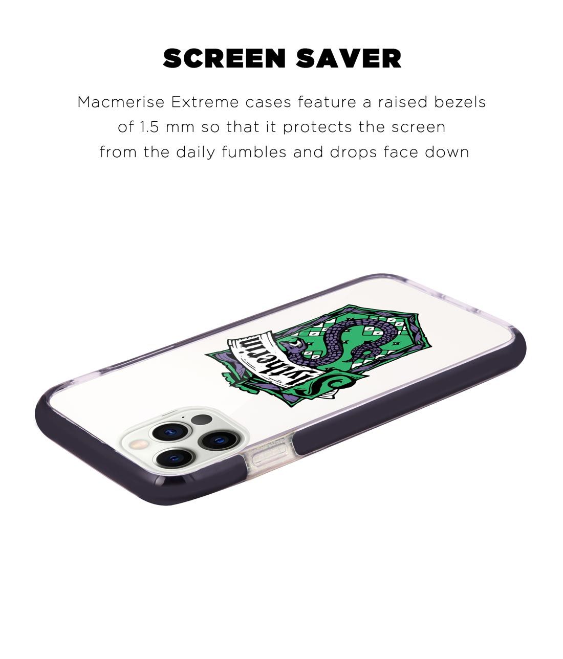 Crest Slytherin - Extreme Case for iPhone 12 Pro Max
