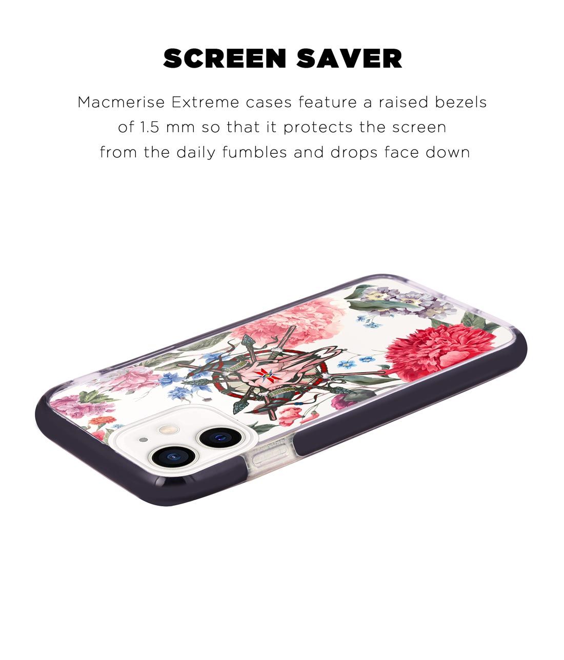 Floral Symmetry - Extreme Case for iPhone 12 Mini