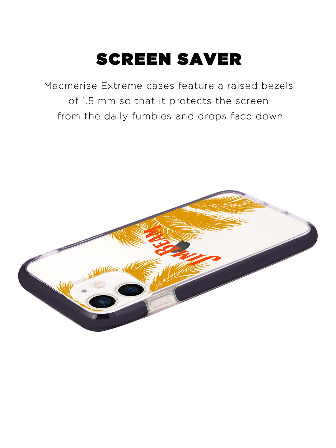 Jim Beam Palms Golden - Shield Case for iPhone 12 Mini