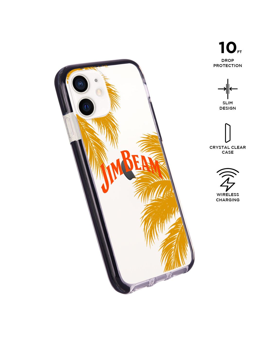 Jim Beam Palms Golden - Shield Case for iPhone 12 Mini