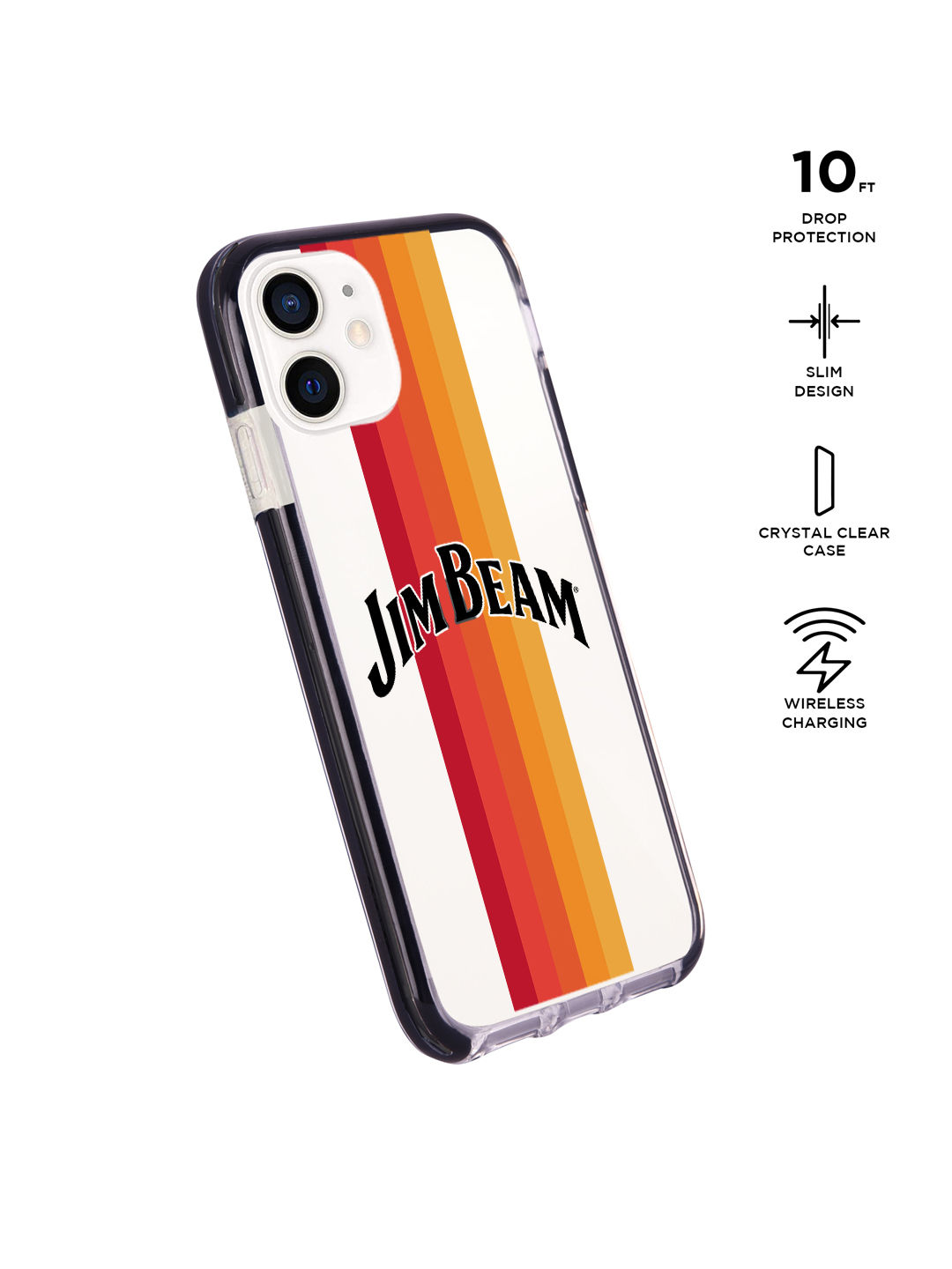 Jim Beam Sun rays Stripes - Shield Case for iPhone 12 Mini