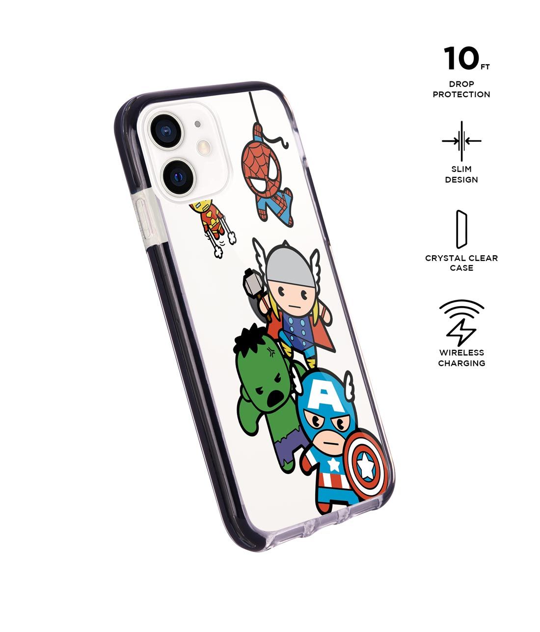 Kawaii Art Marvel Comics - Extreme Case for iPhone 12 Mini