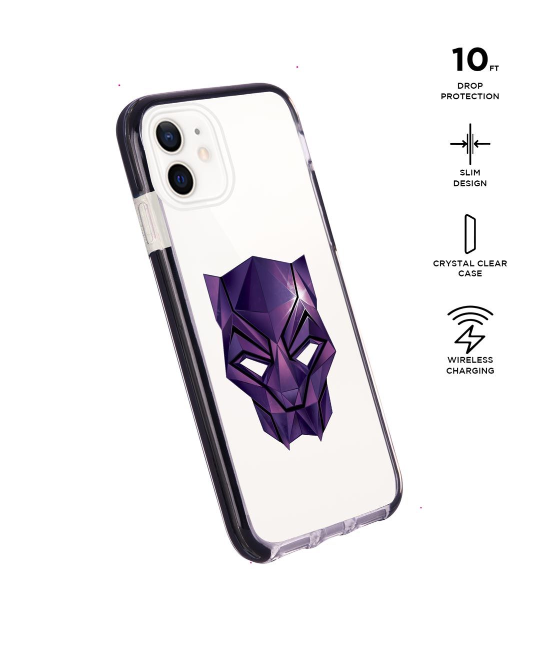 Black Panther Logo - Extreme Case for iPhone 12