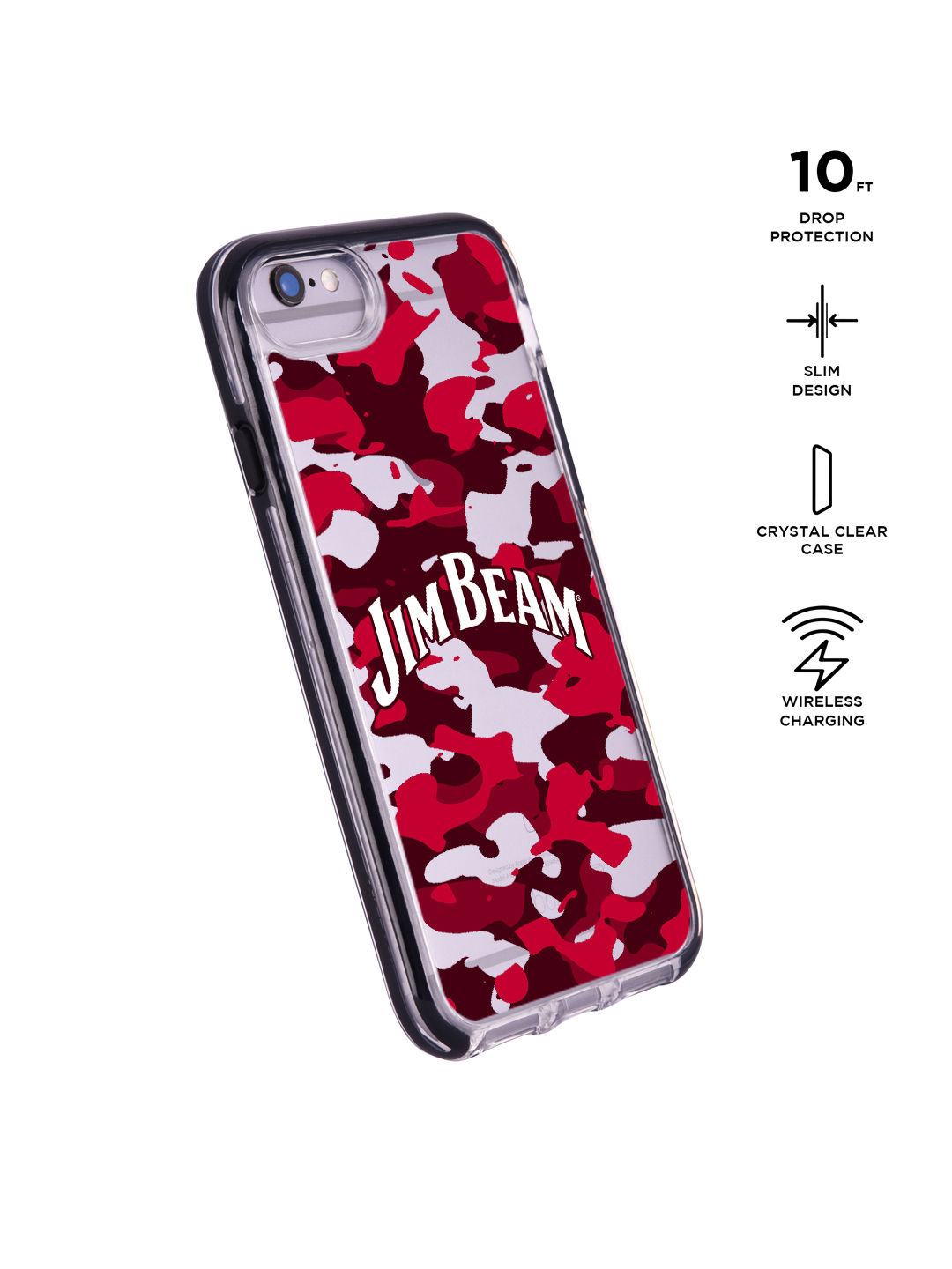 Jim Beam Camo Red - Shield Case for iPhone 6S