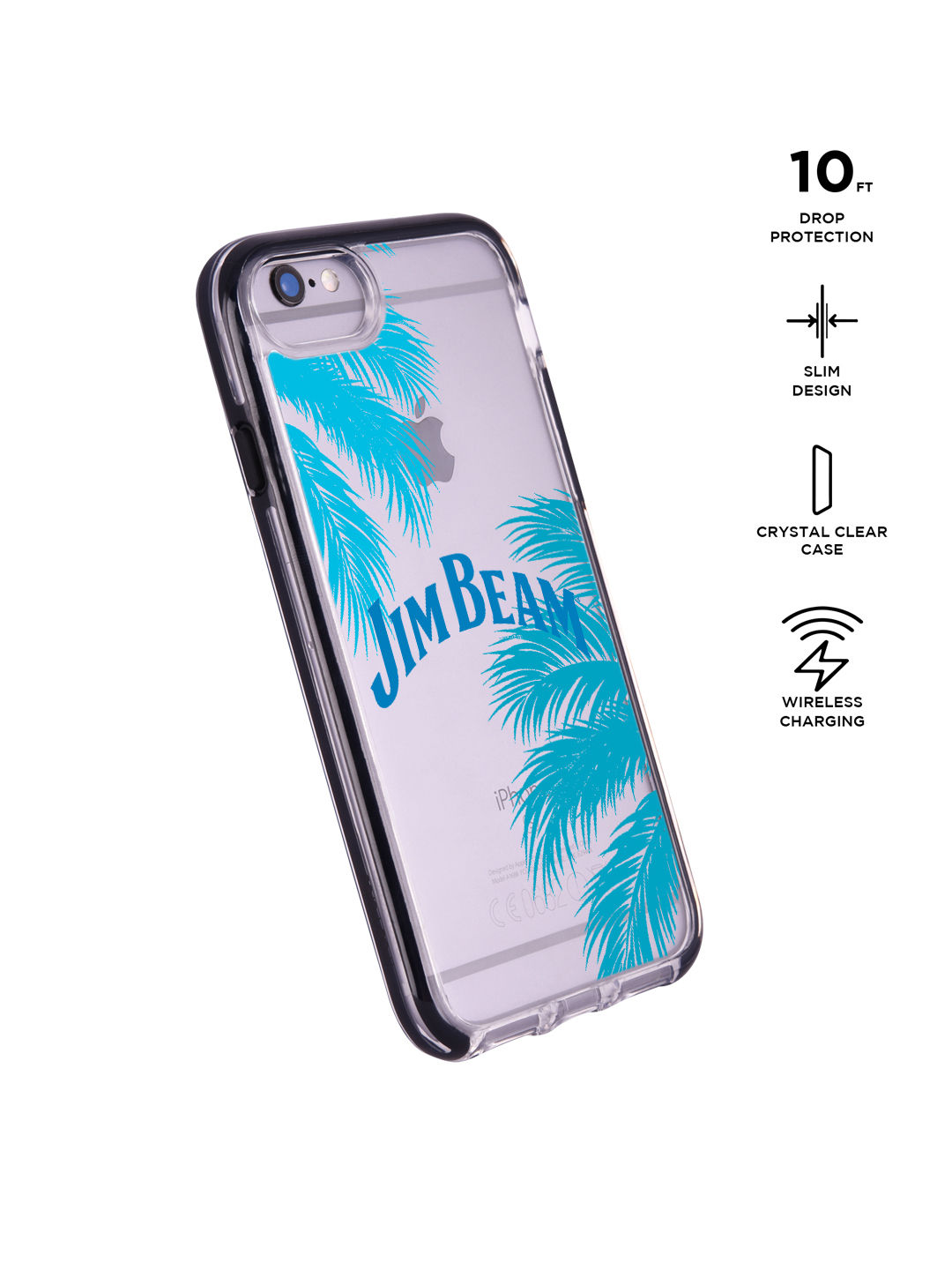 Jim Beam Palms Blue - Shield Case for iPhone 6S