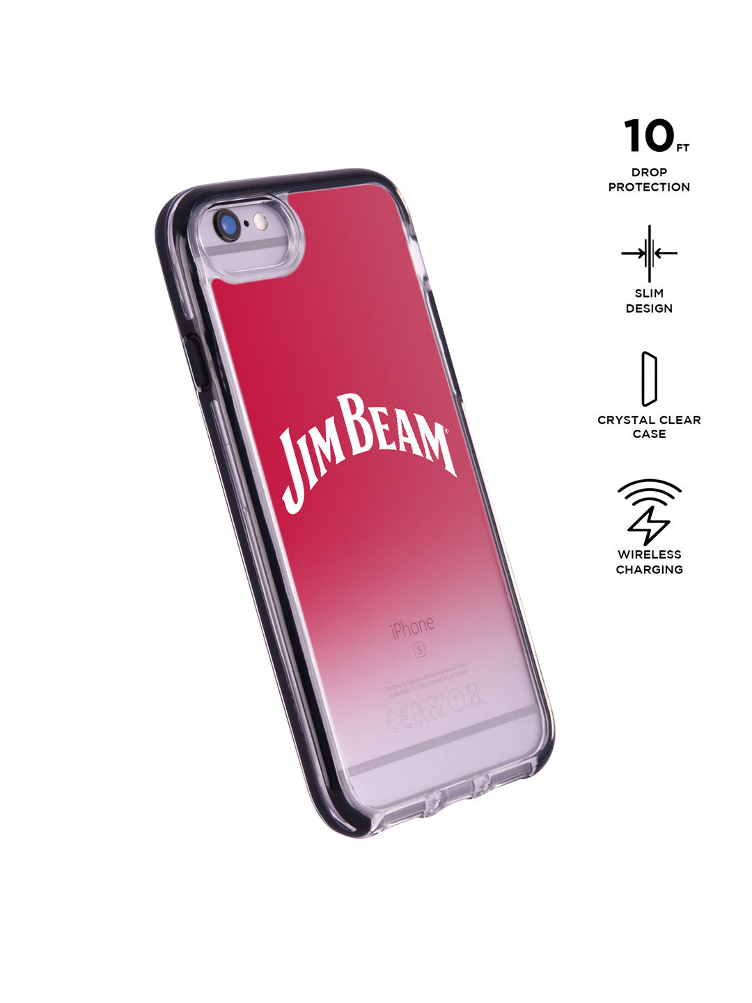 Jim Beam Red Fade - Shield Case for iPhone 6S