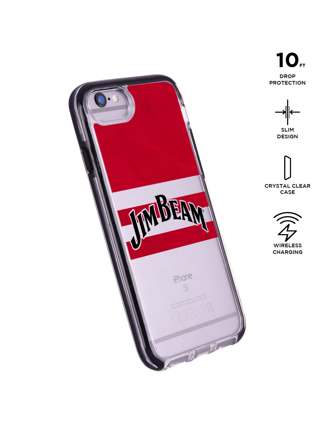 Jim Beam Red Stripes - Shield Case for iPhone 6S