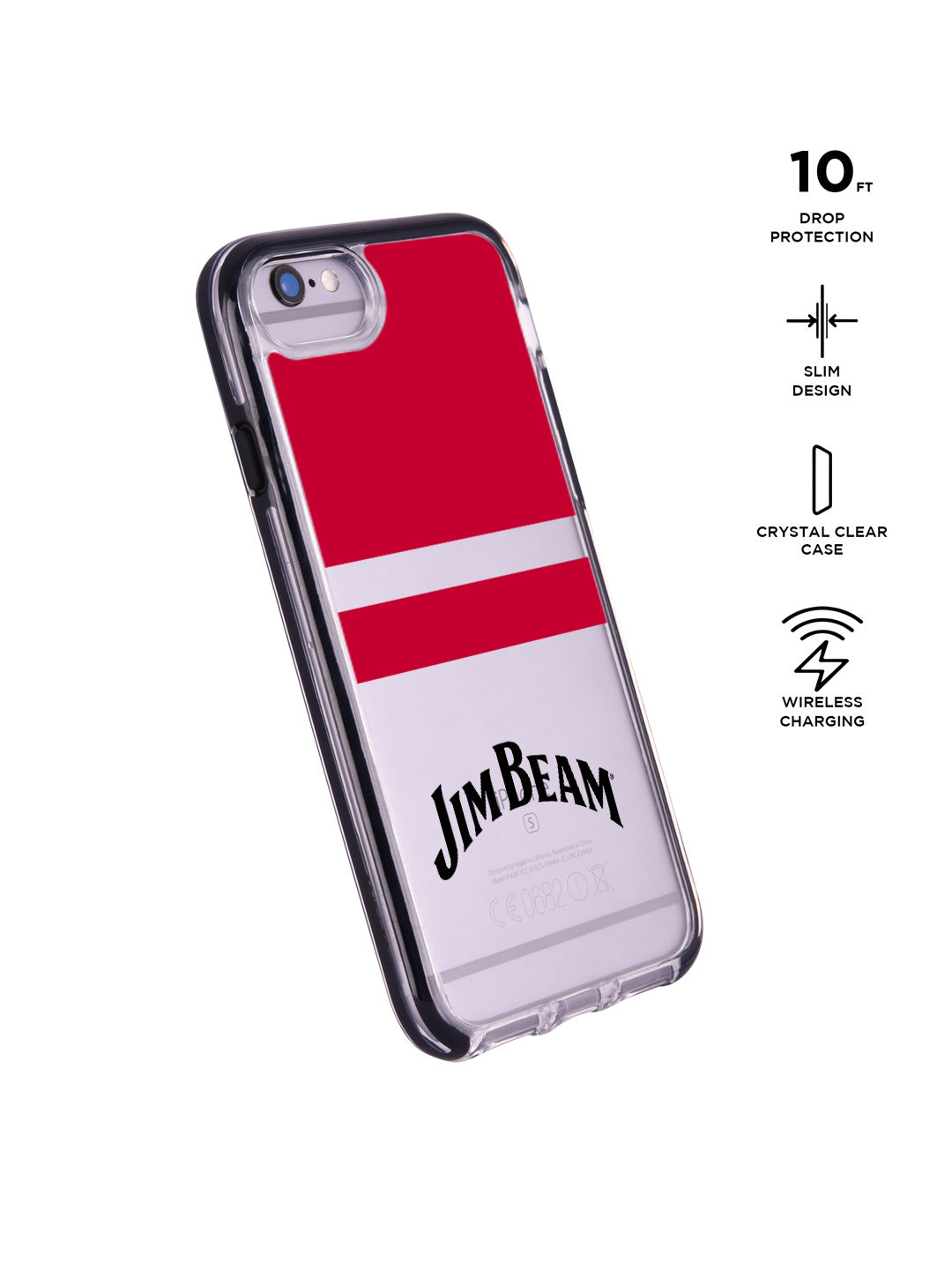 Jim Beam White Stripes - Shield Case for iPhone 6S