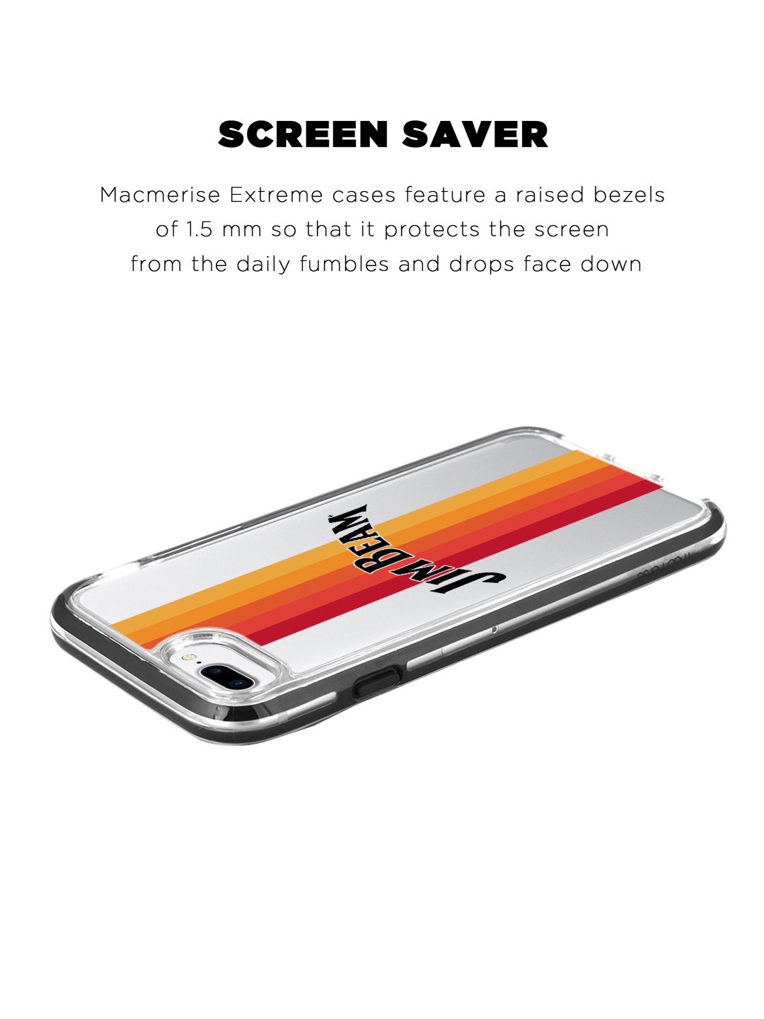 Jim Beam Sun rays Stripes - Shield Case for iPhone 7 Plus