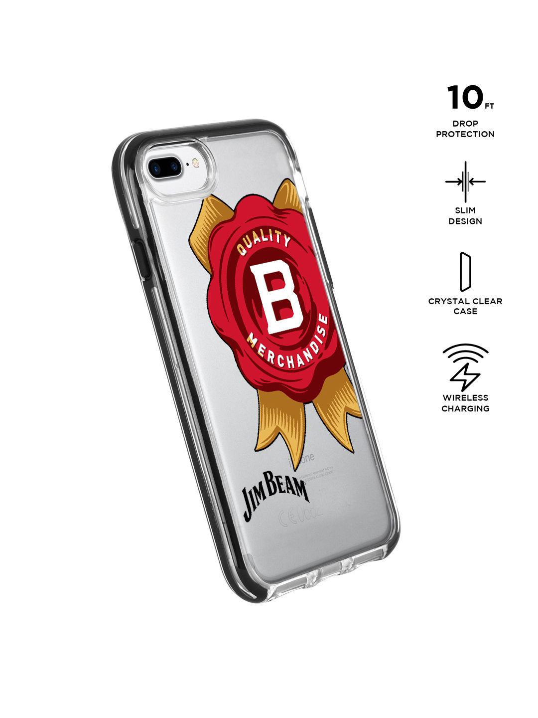 Jim Beam Vintage - Shield Case for iPhone 7 Plus