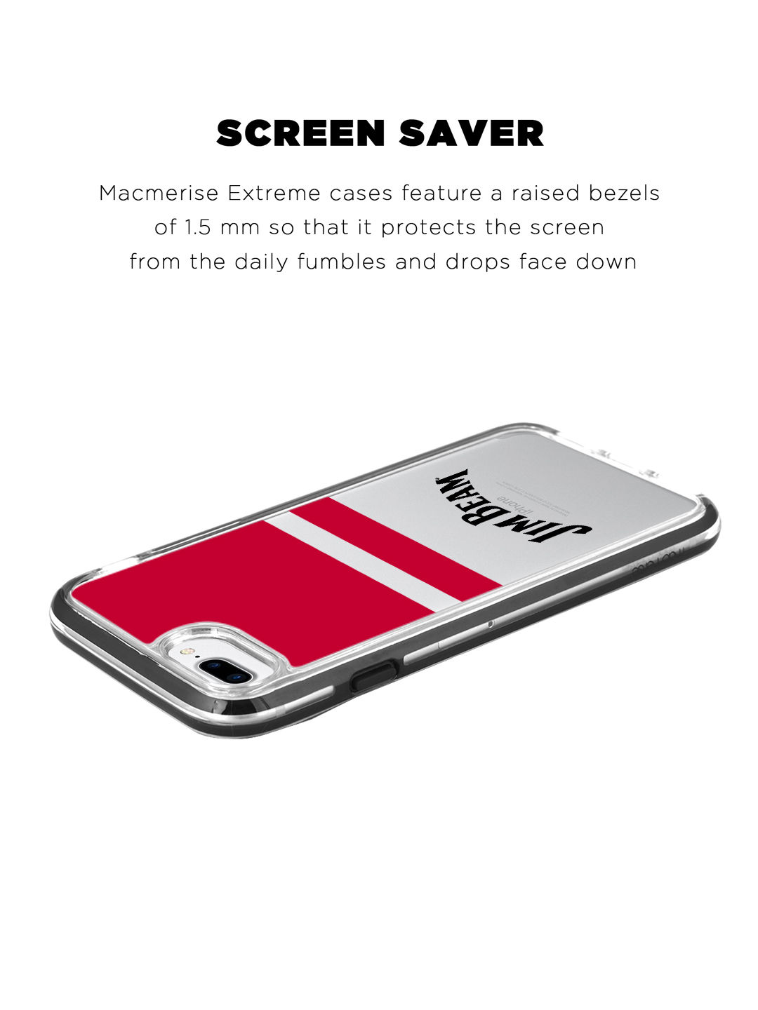 Jim Beam White Stripes - Shield Case for iPhone 7 Plus