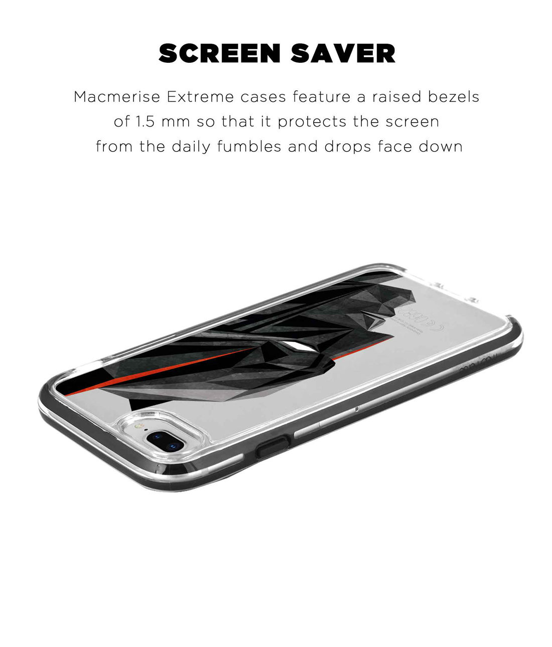 Batman Geometric - Extreme Phone Case for iPhone 8 Plus
