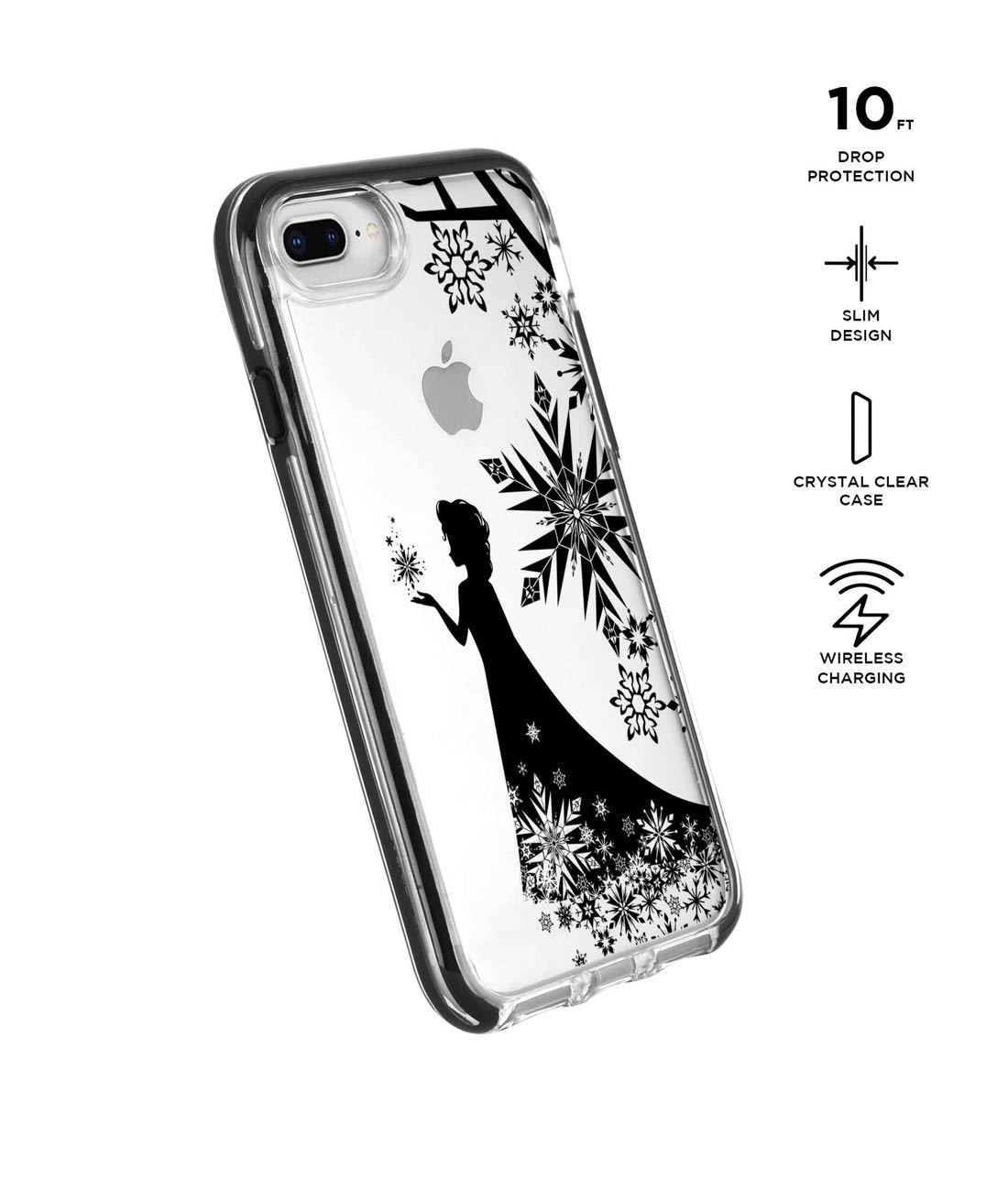 Elsa Silhouette - Extreme Phone Case for iPhone 8 Plus