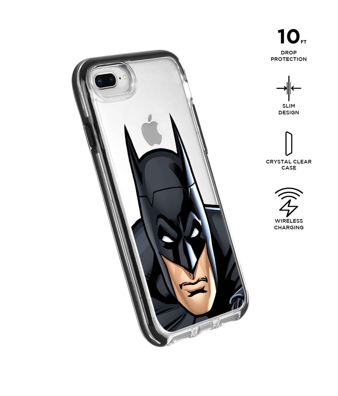 Fierce Batman - Extreme Phone Case for iPhone 8 Plus