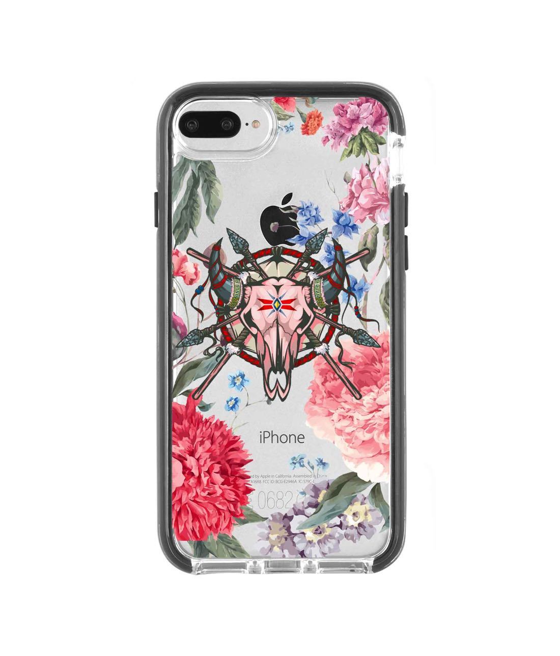 Floral Symmetry - Extreme Phone Case for iPhone 8 Plus