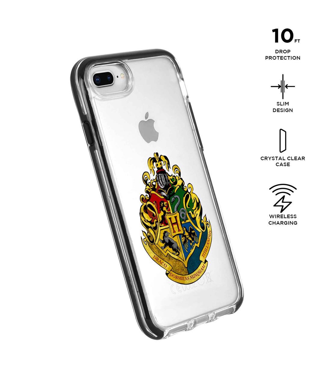 Hogwarts Sigil - Extreme Phone Case for iPhone 8 Plus