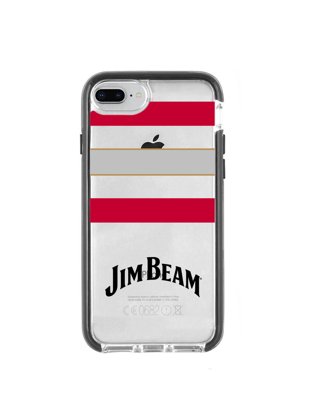 Jim Beam Black Stripes - Shield Case for iPhone 8 Plus