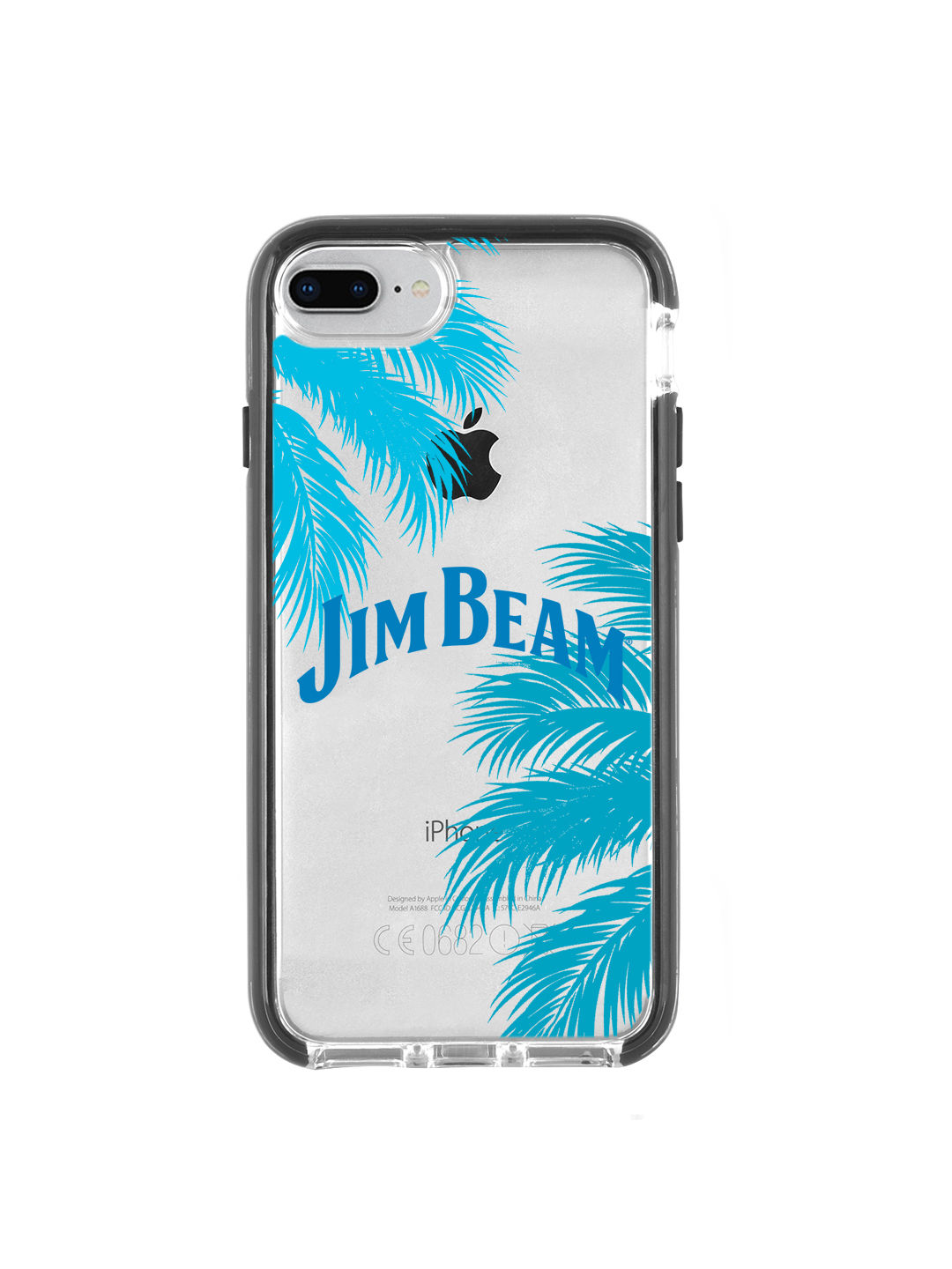 Jim Beam Palms Blue - Shield Case for iPhone 8 Plus