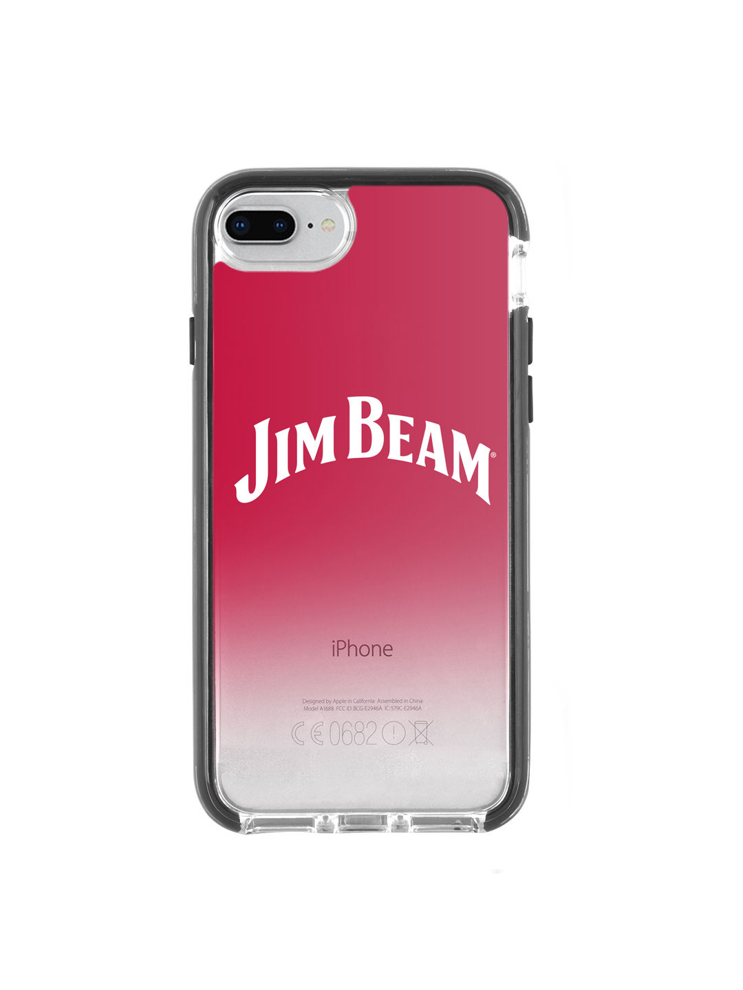 Jim Beam Red Fade - Shield Case for iPhone 8 Plus