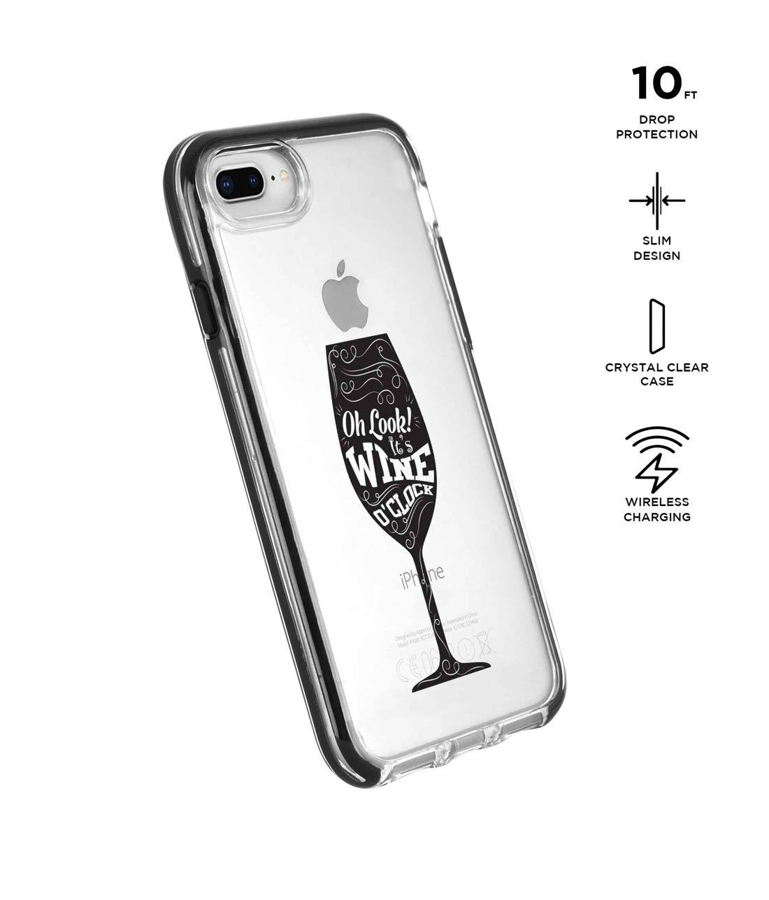 Wine o clock - Extreme Phone Case for iPhone 8 Plus