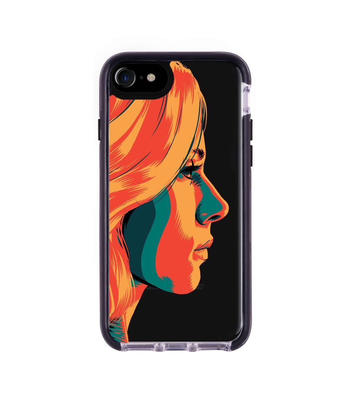 Illuminated Black Widow - Extreme Phone Case for iPhone 7