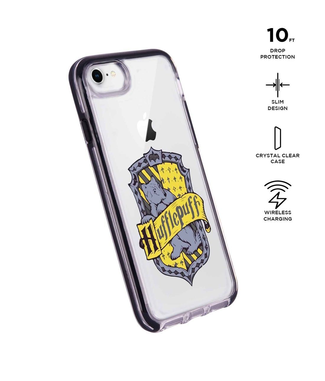 Crest Hufflepuff - Extreme Phone Case for iPhone 8