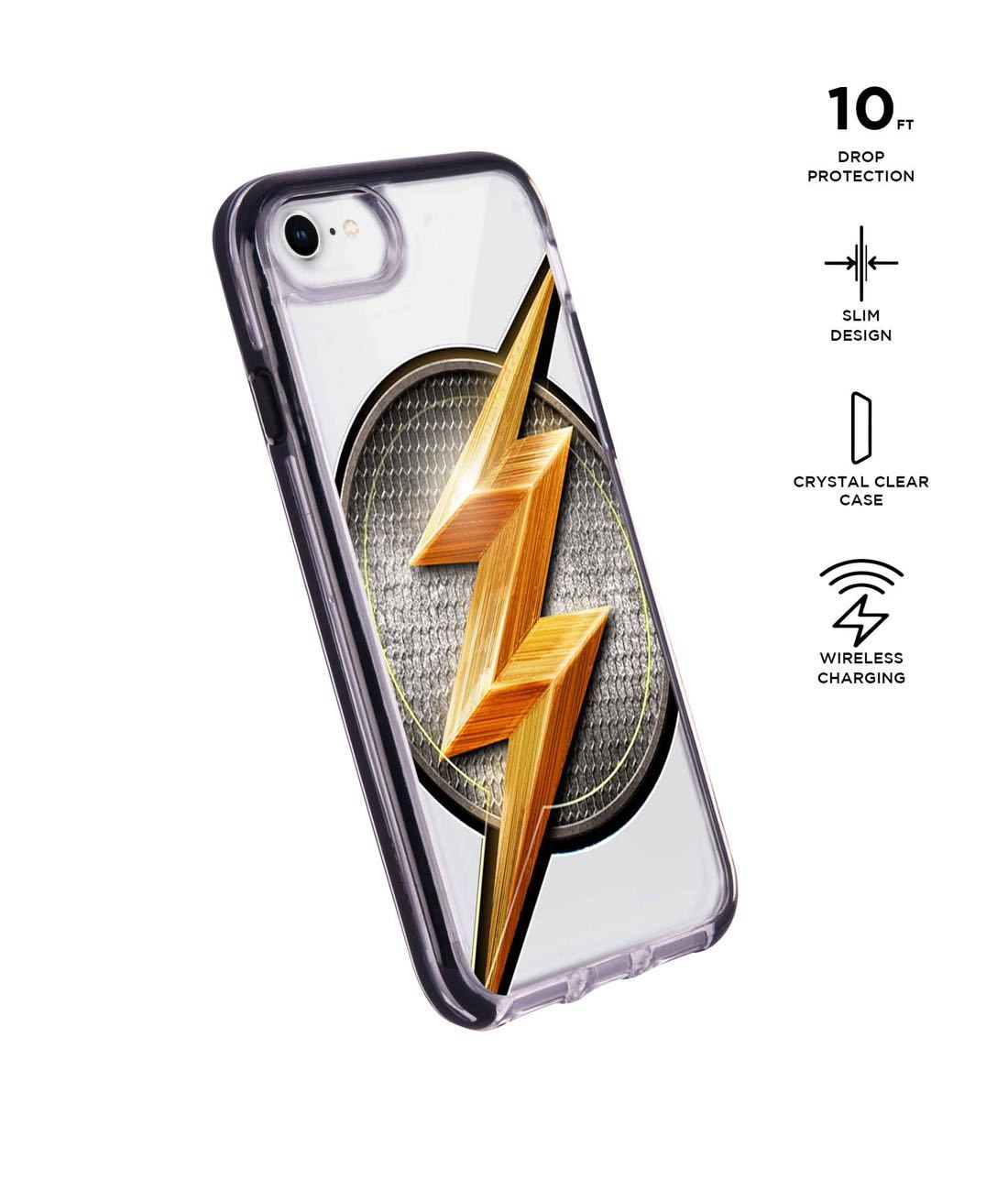 Flash Storm - Extreme Phone Case for iPhone 8