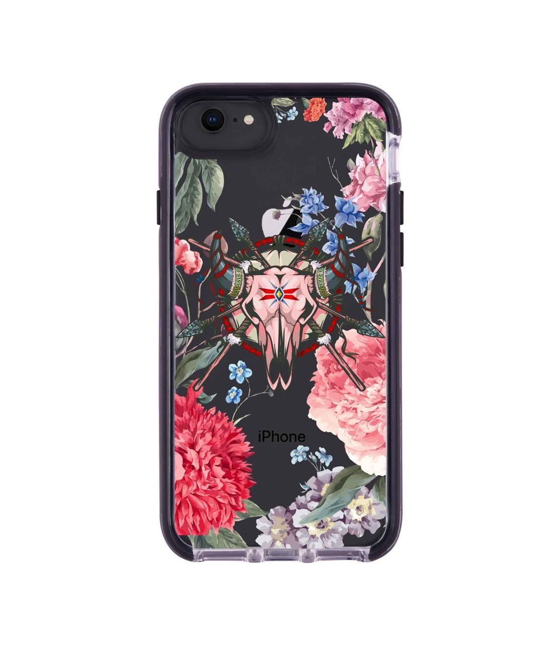 Floral Symmetry - Extreme Phone Case for iPhone 8