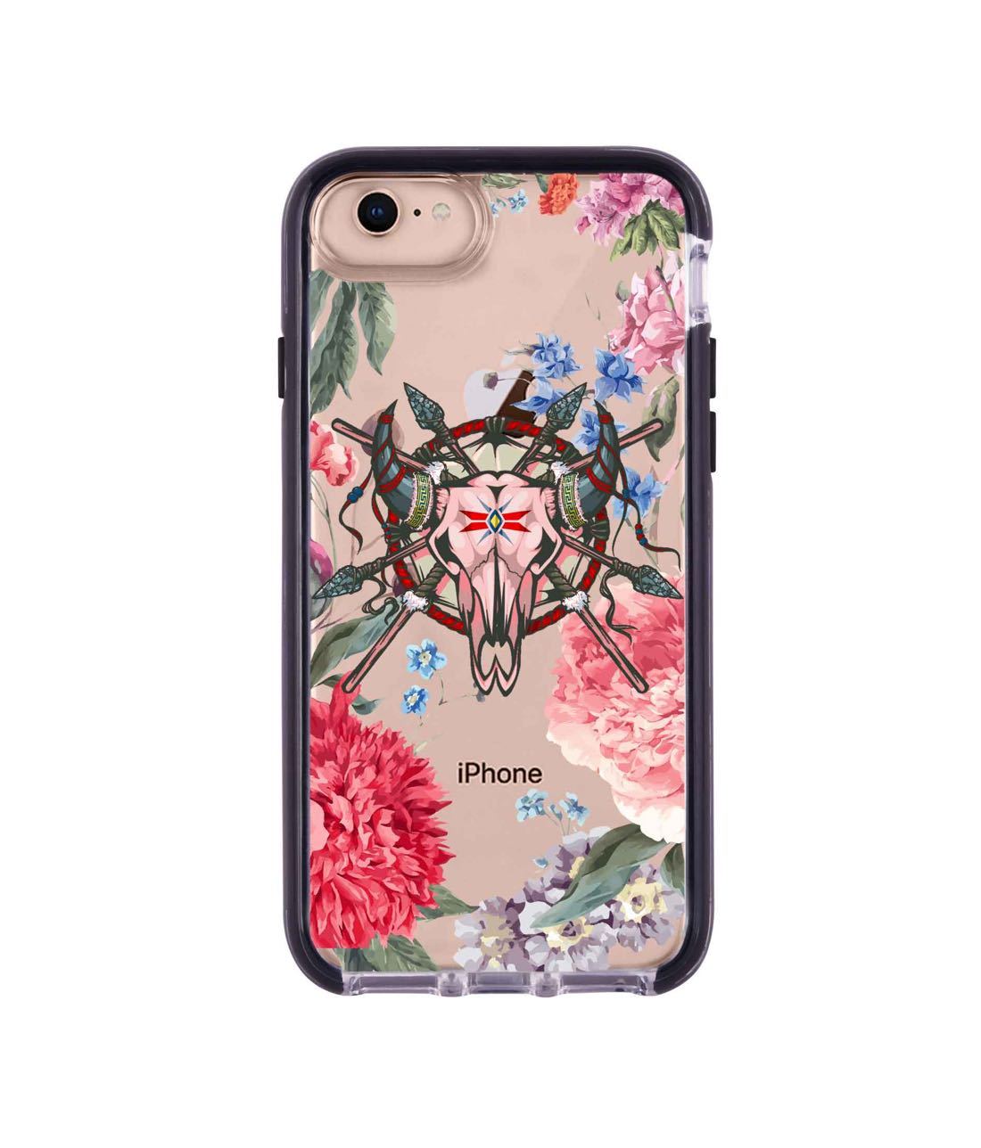 Floral Symmetry - Extreme Phone Case for iPhone 8