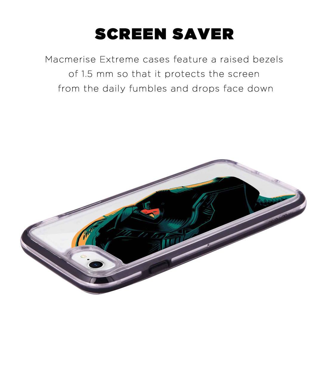 Illuminated Black Panther - Extreme Phone Case for iPhone 8