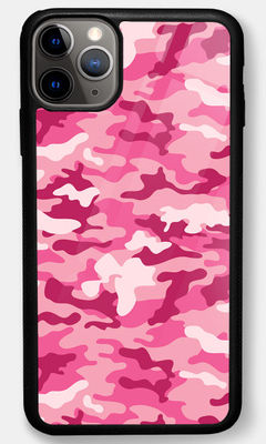 Buy Camo Pink - Glass Phone Case for iPhone 11 Pro Max Phone Cases & Covers Online