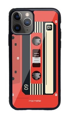 Buy Casette Red - Glass Phone Case for iPhone 11 Pro Max Phone Cases & Covers Online
