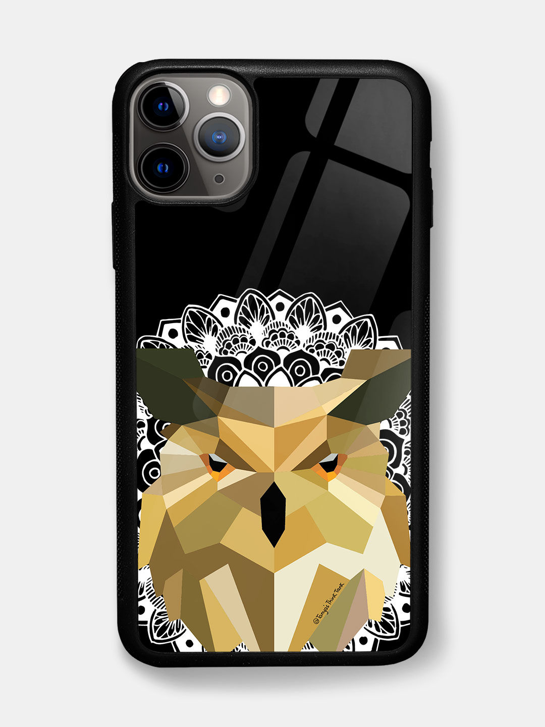 Buy Owl Poly - Glass Phone Case for iPhone 11 Pro Phone Cases & Covers Online