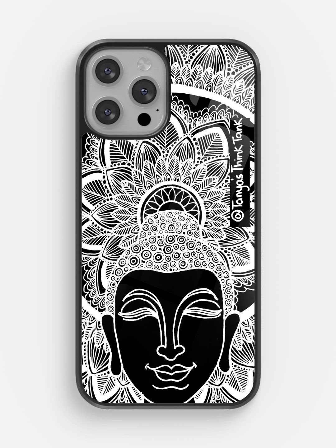 Buy Buddha White - Glass Phone Case for iPhone 12 Pro Max Phone Cases & Covers Online