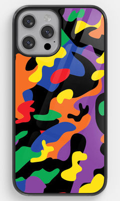 Buy Camo Pride Black - Glass Phone Case for iPhone 12 Pro Max Phone Cases & Covers Online