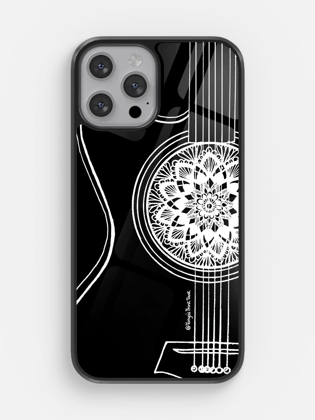 Buy Guitar White - Glass Phone Case for iPhone 12 Pro Max Phone Cases & Covers Online