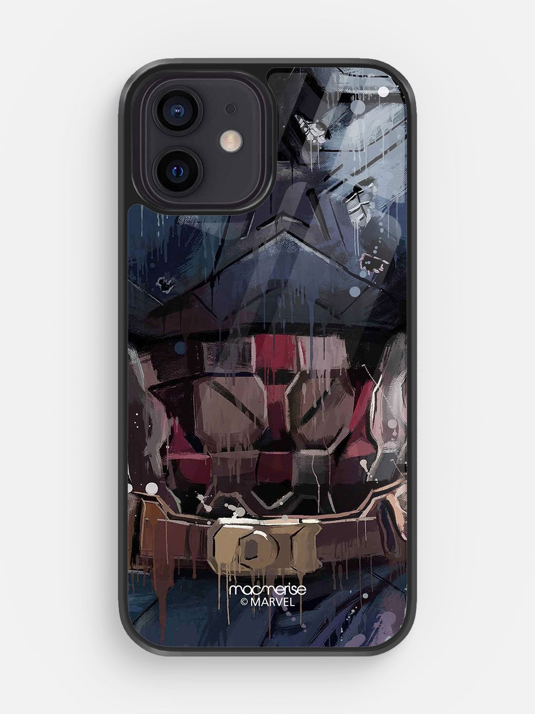 Grunge Suit Steve - Glass Case For iPhone 12 Mini