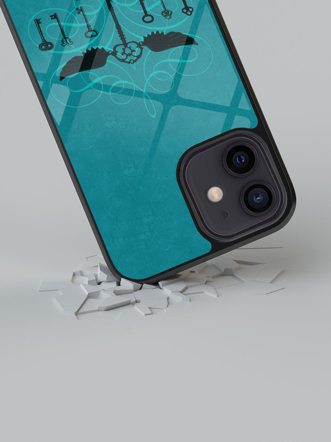 Harry Potter Keys - Glass Case For iPhone 12 Mini