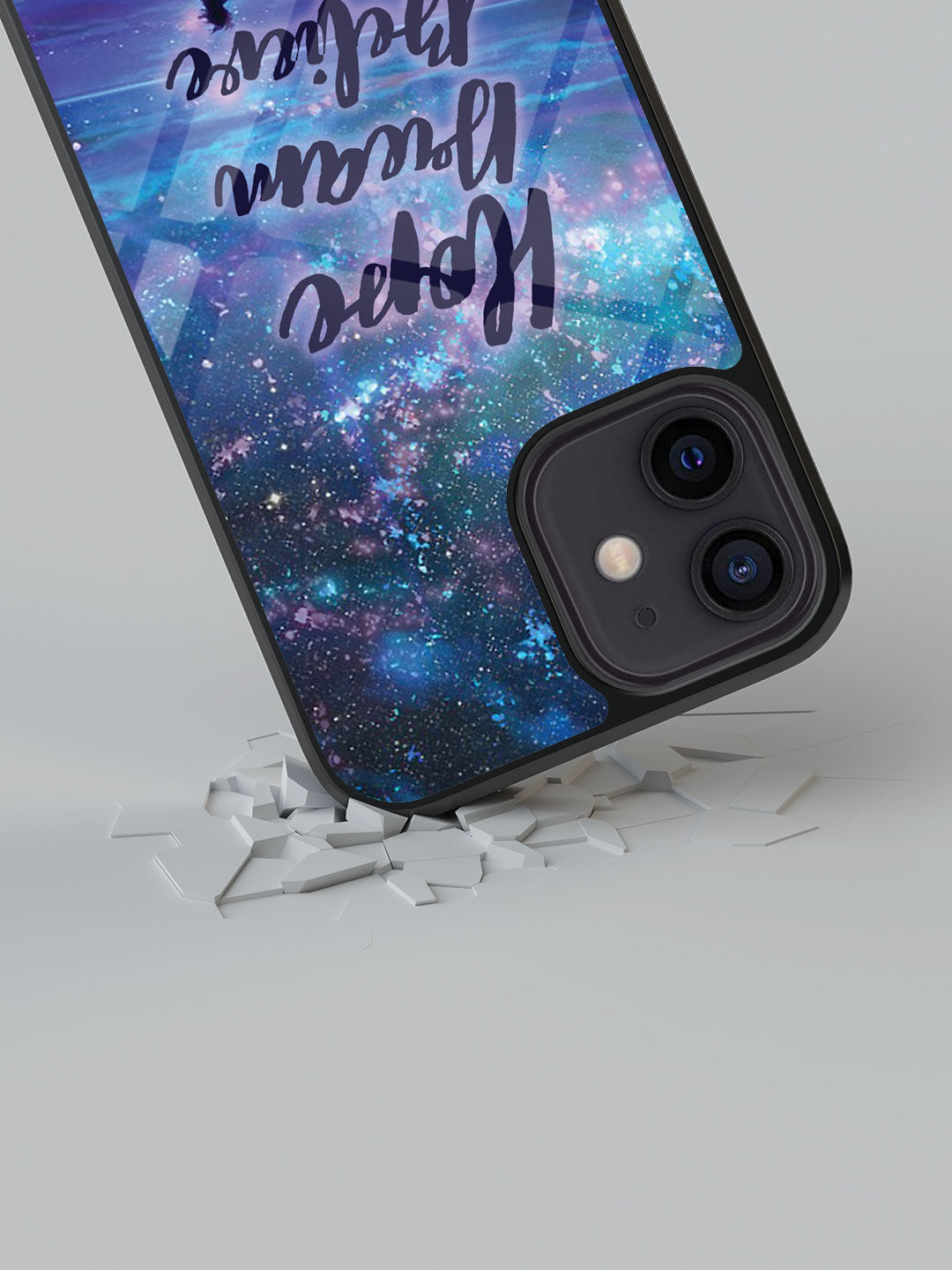 Hope Dream Believe - Glass Case For iPhone 12 Mini