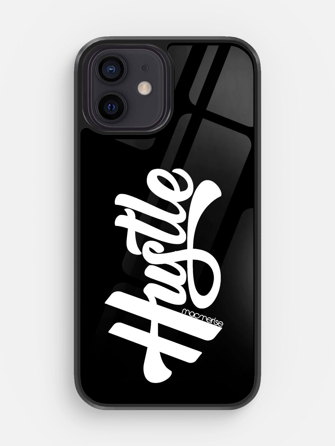 Hustle Black - Glass Case For iPhone 12 Mini