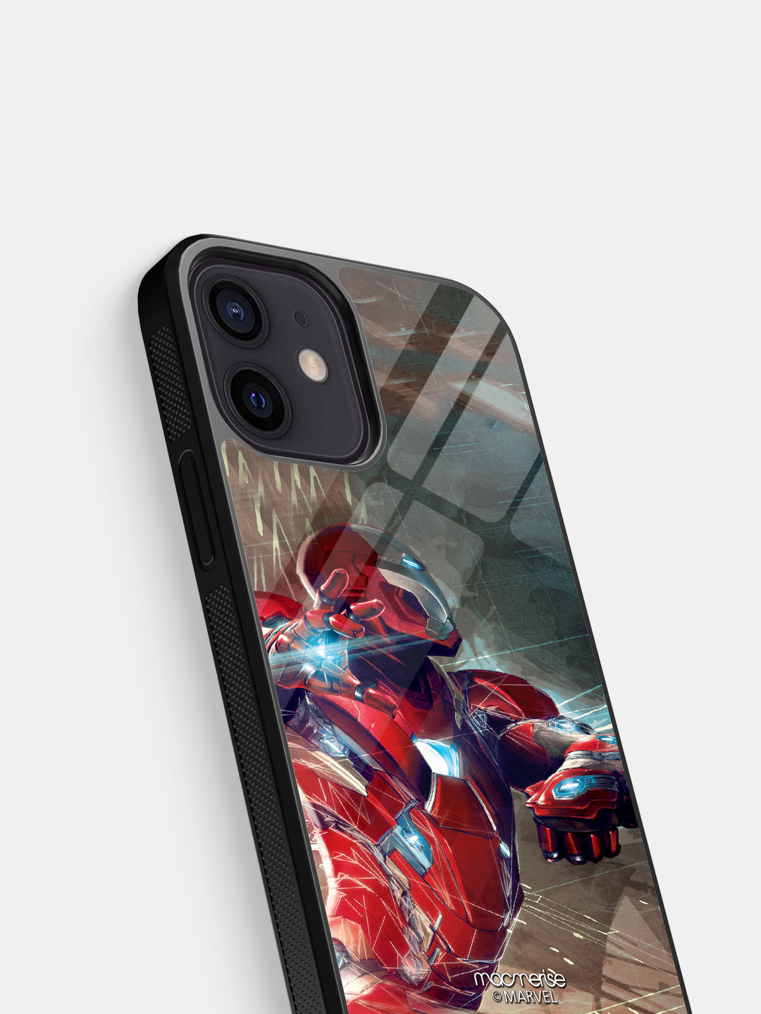 Ironman Attack - Glass Case For iPhone 12 Mini
