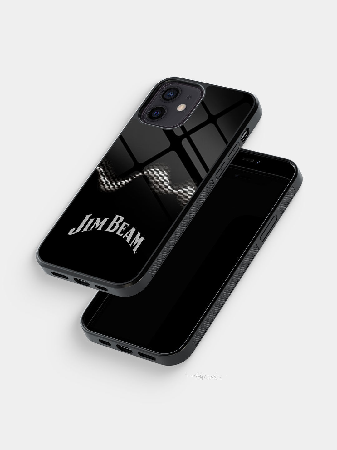 Jim Beam Sound Waves - Glass Case For iPhone 12 Mini