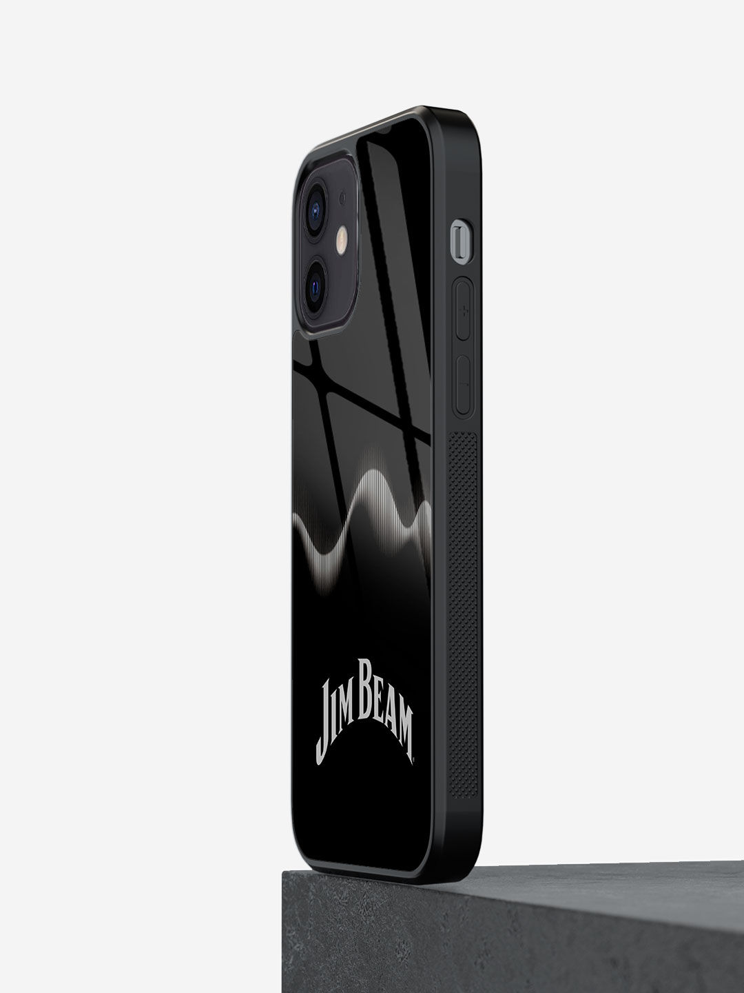 Jim Beam Sound Waves - Glass Case For iPhone 12 Mini