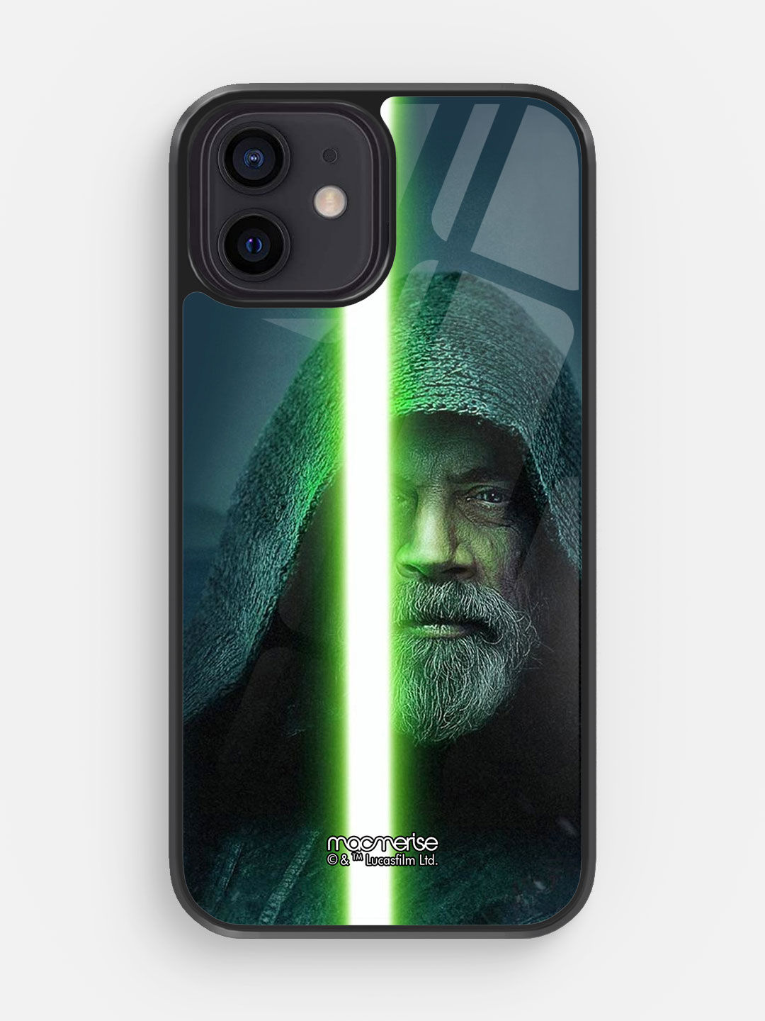 Light Saber Green - Glass Case For iPhone 12 Mini