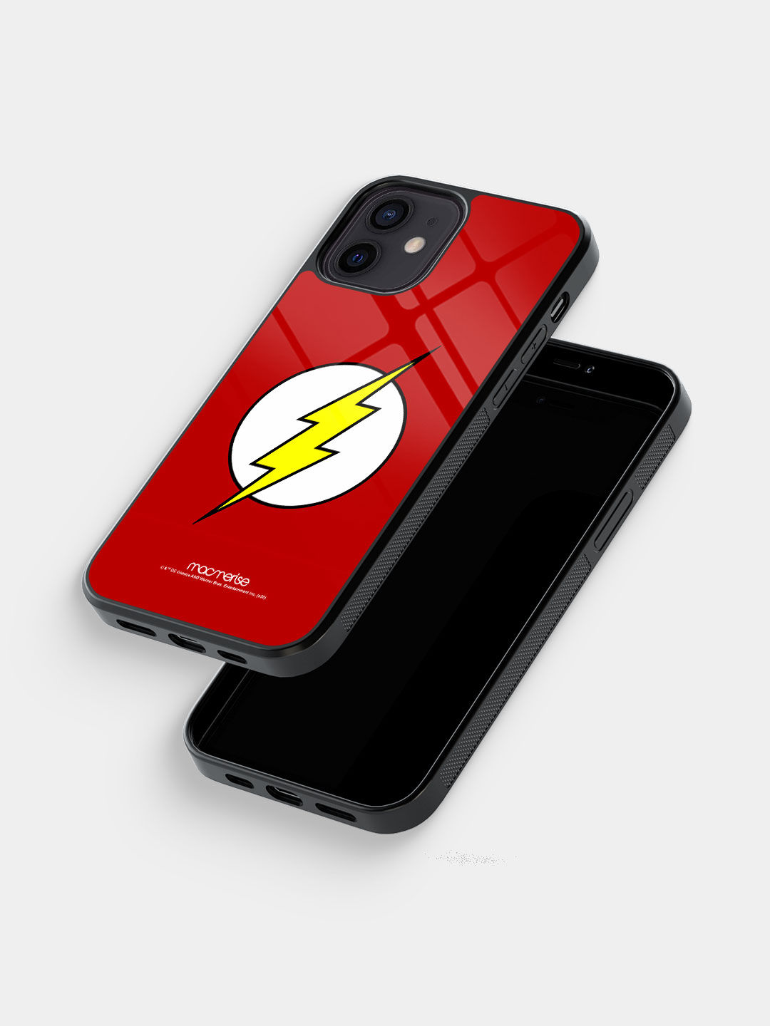 Logo Flash - Glass Case For iPhone 12 Mini