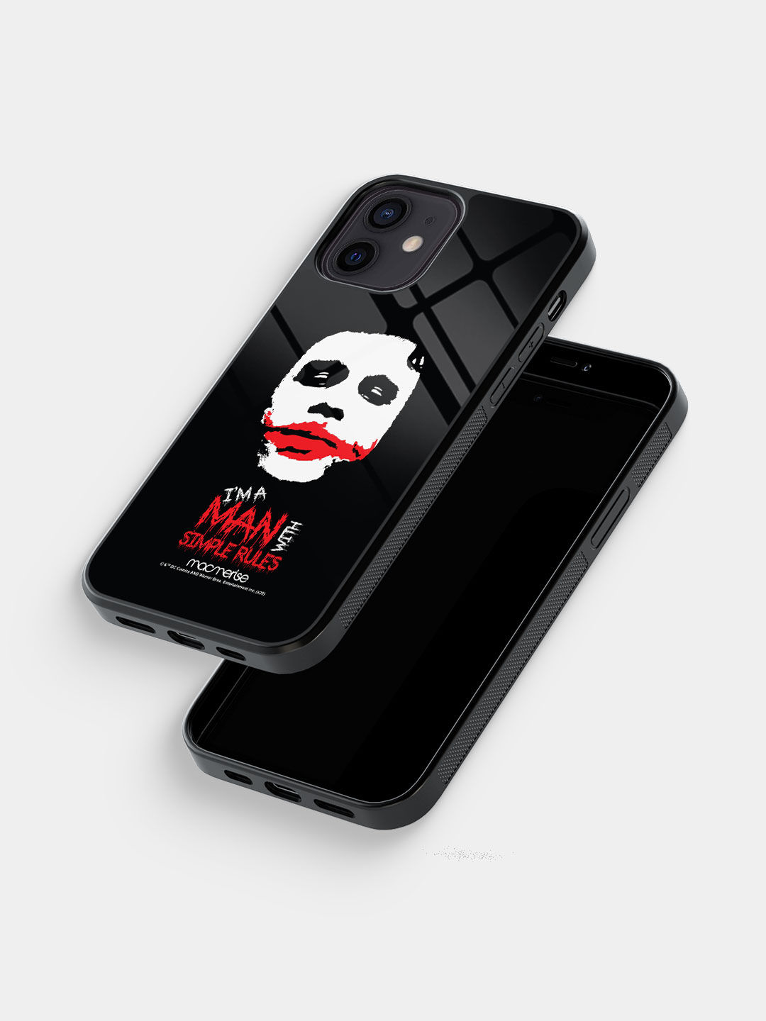 Man With Simple Rules - Glass Case For iPhone 12 Mini