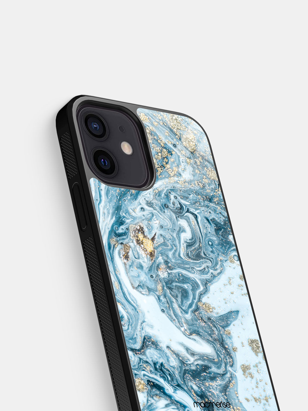 Marble Blue Macubus - Glass Case For iPhone 12 Mini