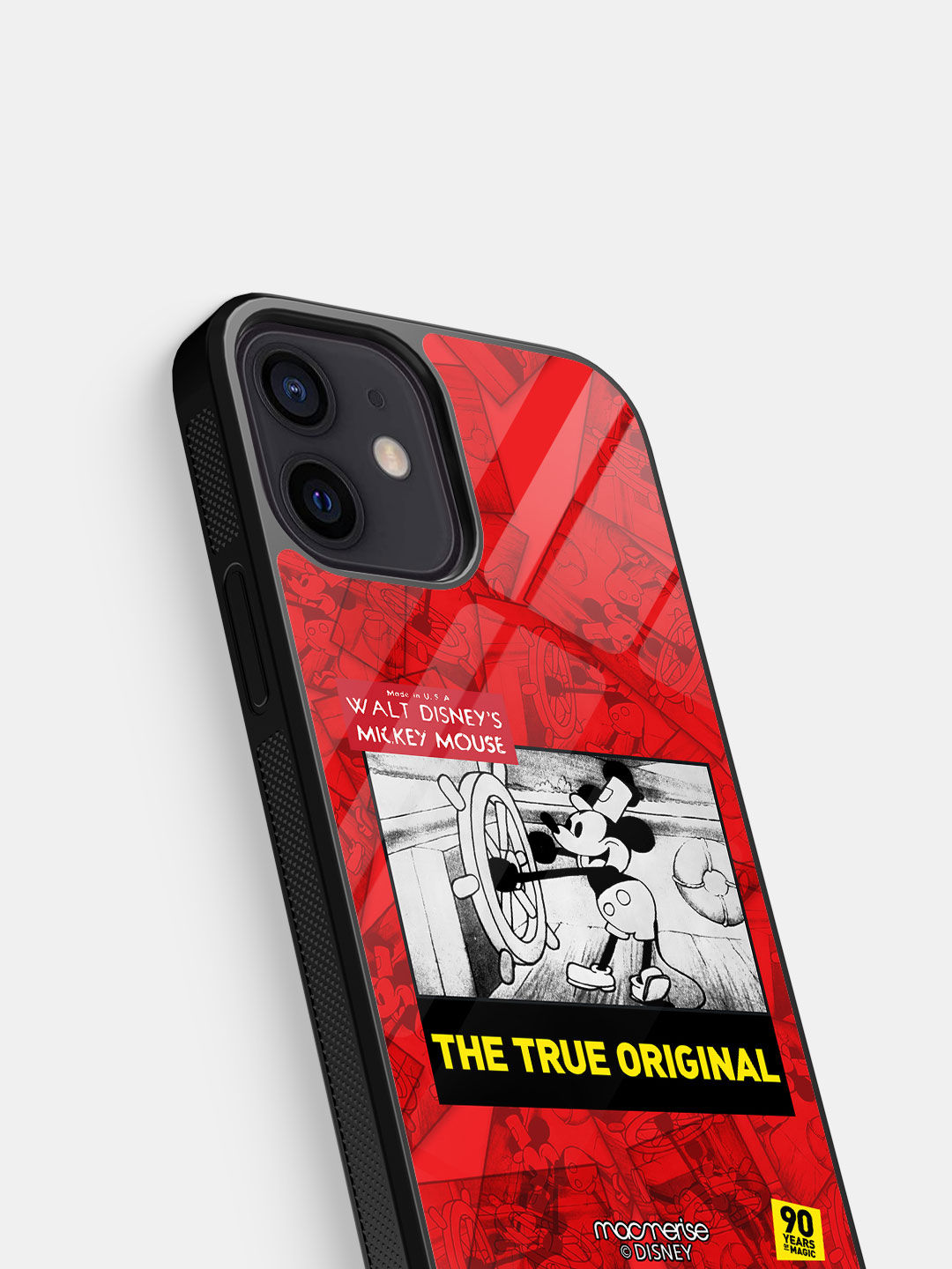 Mickey Potrait Mode - Glass Case For iPhone 12 Mini