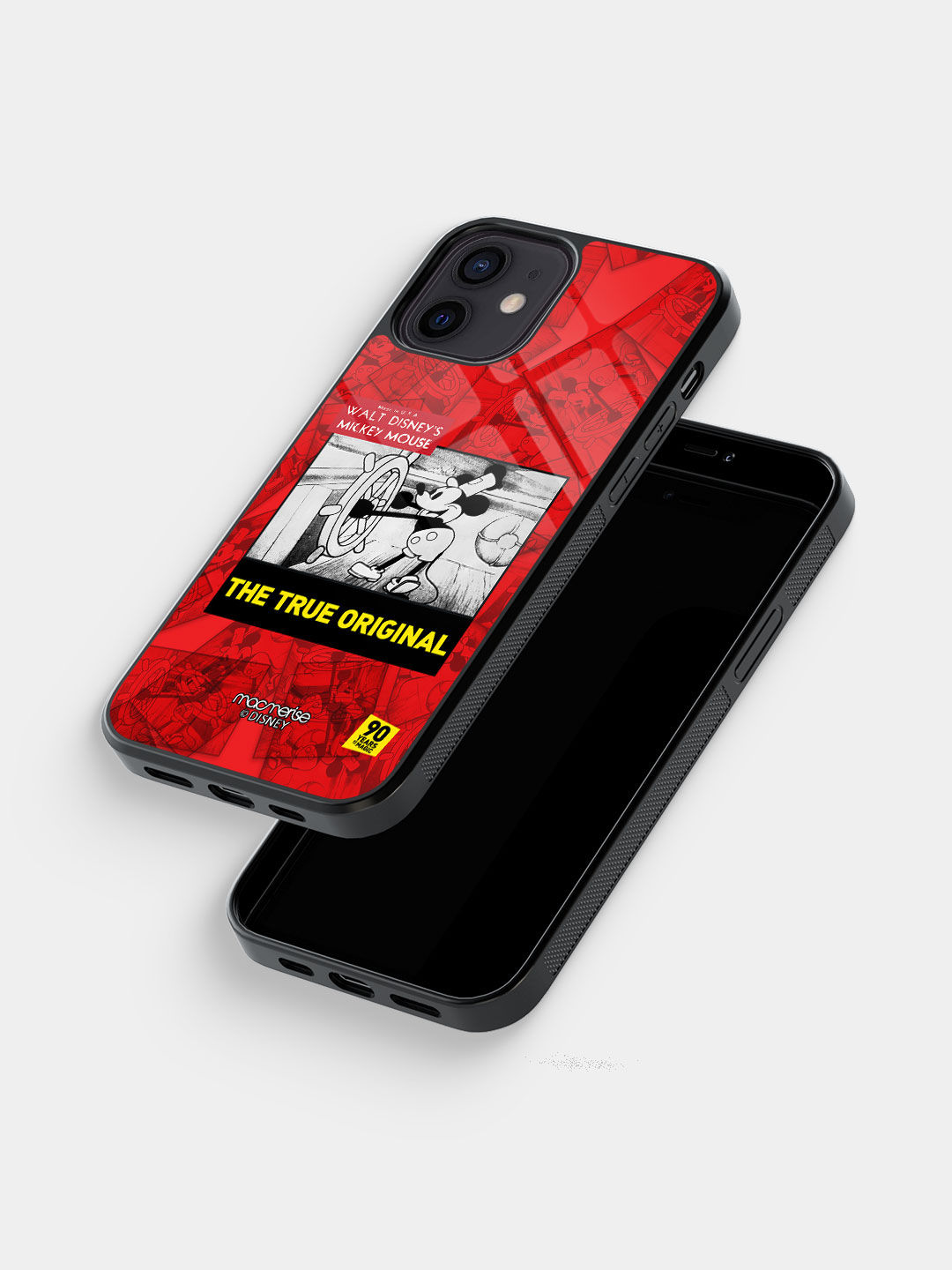 Mickey Potrait Mode - Glass Case For iPhone 12 Mini