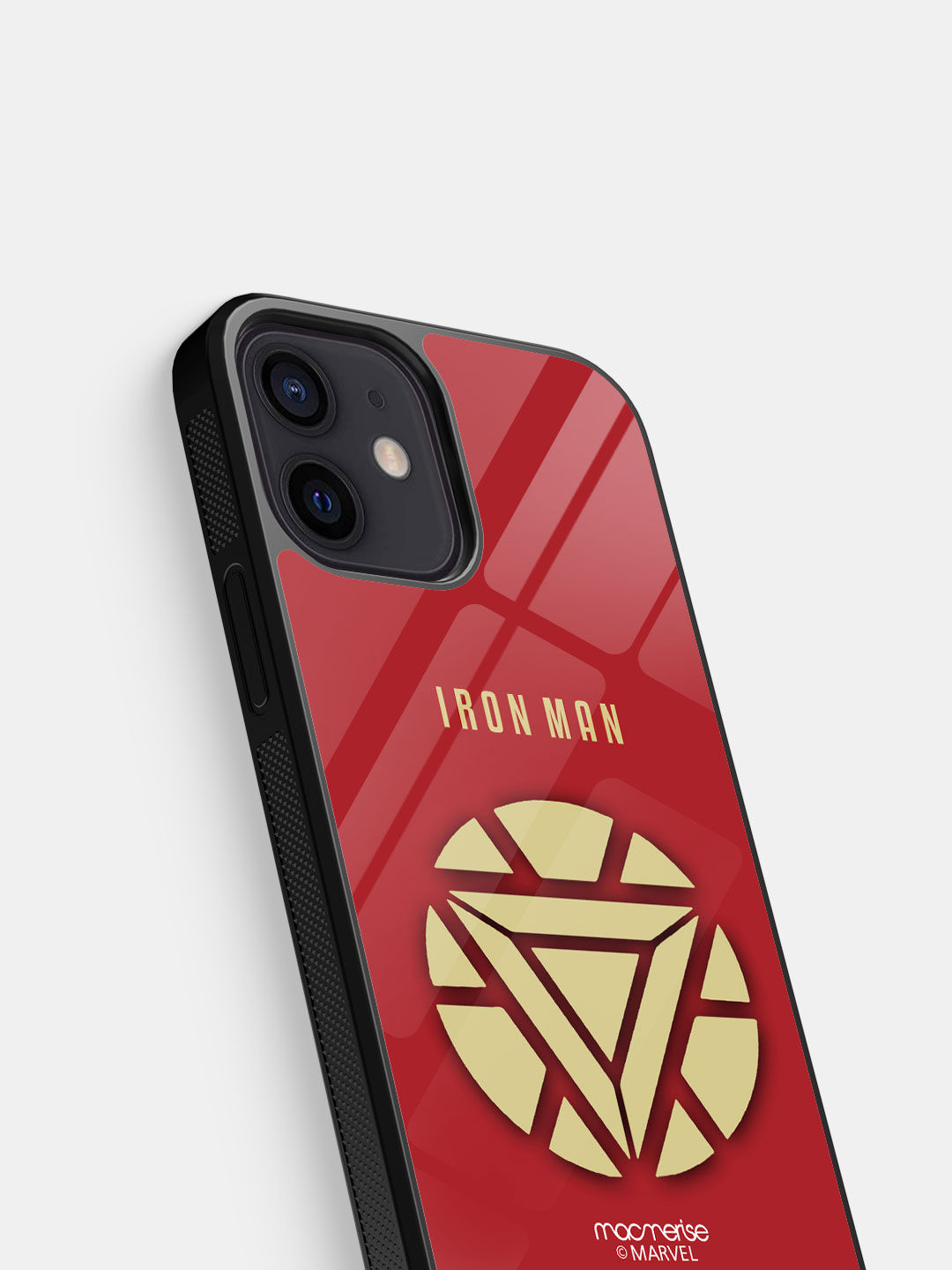 Minimalistic Ironman - Glass Case For iPhone 12 Mini
